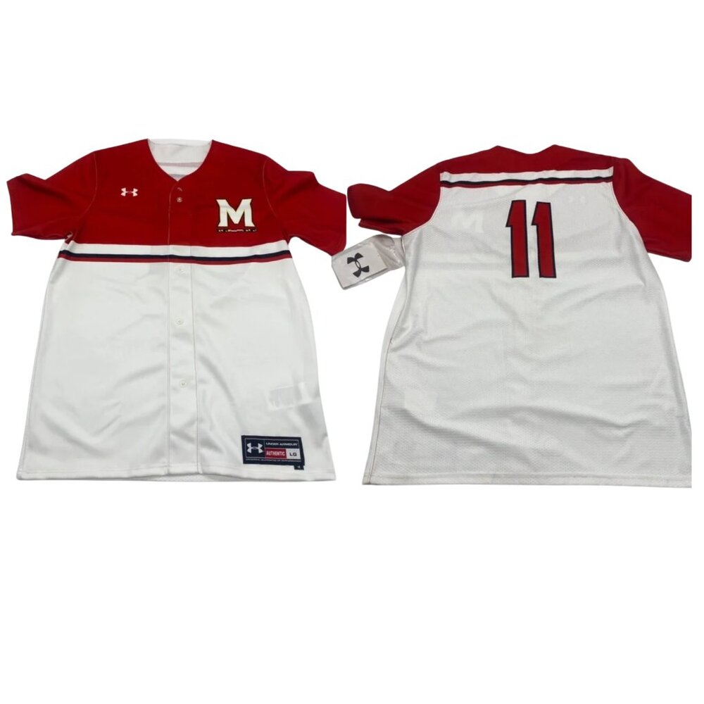 Under Armour University of Maryland Baseball Jersey, Large